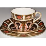 Royal Crown Derby Imari 1128 pattern trio