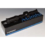 Optisan Mamba 1-4x20 CQB rifle scope with illuminated red dot, 37409, in original box.