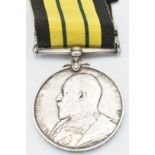 Royal Navy African General Service Medal 1902 named to C J Pratt Acting Chief Stoker, HMS Perseus