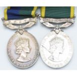 British Army Territorial Efficiency Medal (Elizabeth II) named to 22292168 Lance Corporal R
