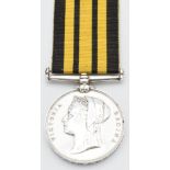 Royal Navy Ashantee Medal 1874 named to J Hawkins Stoker HMS Himalaya 73-74