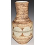 Troika bottle vase with 'Troika' and PB monogram to base, H26cm