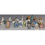 Collection of Chinese porcelain snuff bottles