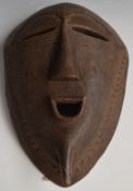 Carved African Tribal mask, H41cm