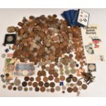 A large collection of sundry UK coinage including pre and post decimal, some sets