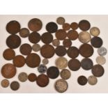 An interesting collection of American and Canadian coinage, early 19thC onwards, includes Columbia