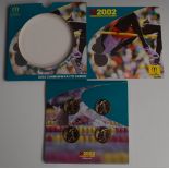 2002 Royal Mint Commonwealth Games Manchester uncirculated coin set, in folder