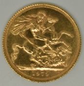 Queen Elizabeth II 1979 gold full sovereign