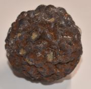 Spherical object - possibly meteorite, non magnetic but particularly heavy, diameter 4cm, weight