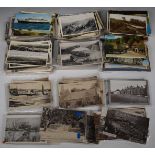 Approximately 500 topographical and other postcards including lochs, coasts, cities, York, Brighton,