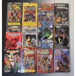 Eighteen complete comic mini series by various publishers, titles include Robocop, Batman vs
