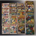 Approximately two hundred 'Spiderman Weekly' and 'Super Spiderman' comics,
