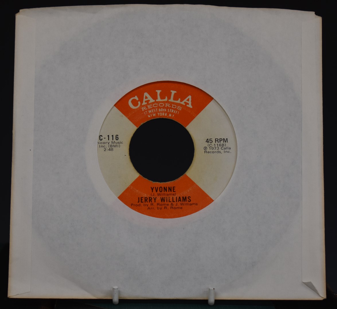 Jerry Williams - If You Ask Me (CALLA116), appears VG, wol - Image 2 of 2