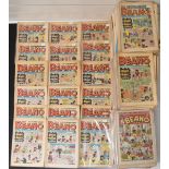 A large collection of over five hundred Beano comics from the 1940's to 1990's, including issue