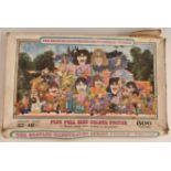 Alan Aldridge designed Beatles Illustrated Lyrics 800 piece puzzle by Philmar, with original box,