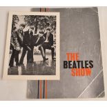 The Beatles Show autumn 1963 silver cover tour programme with original black and white photograph