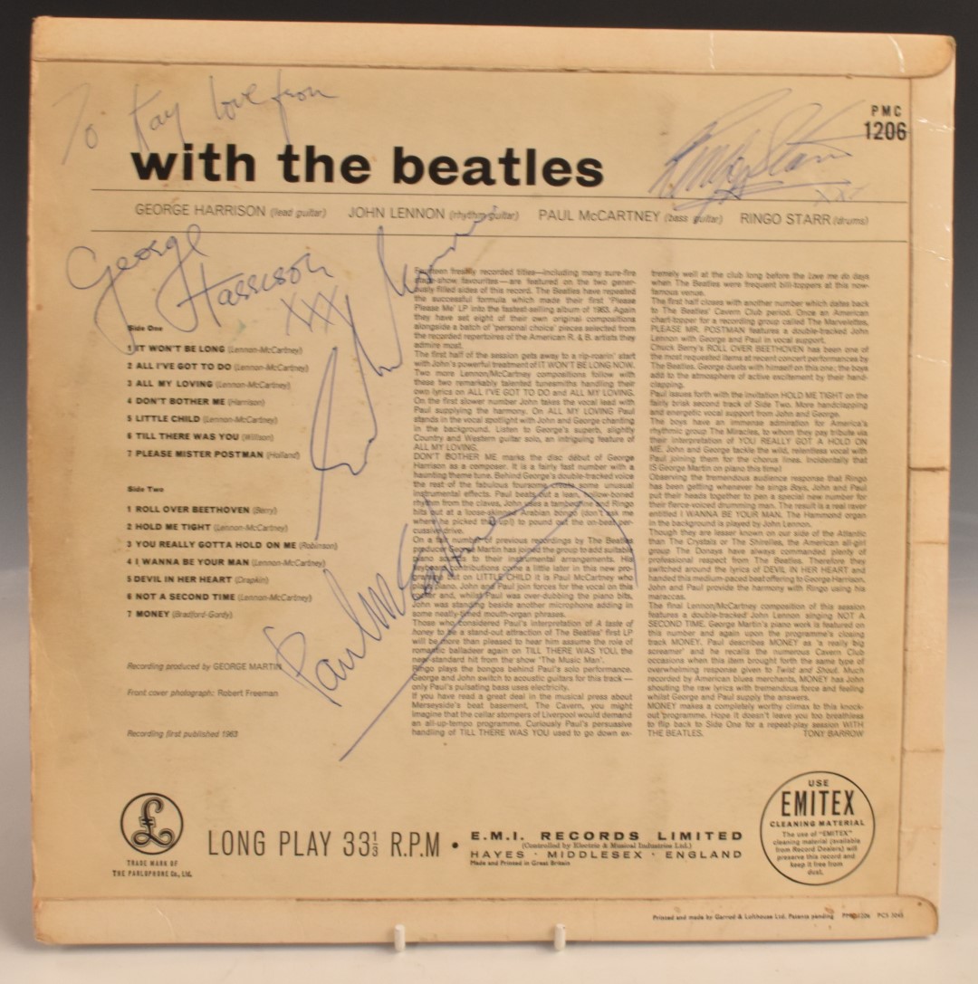 With The Beatles signed LP sleeve, autographed to the back by all band members comprising George - Image 2 of 6