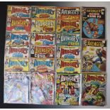 Thirty-six issues of 'The Avengers' by Marvel Comics 1974-1976