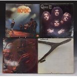 Approximately 40 albums including Queen, AC/DC, Led Zeppelin, David Bowie, Wishbone Ash, Man,