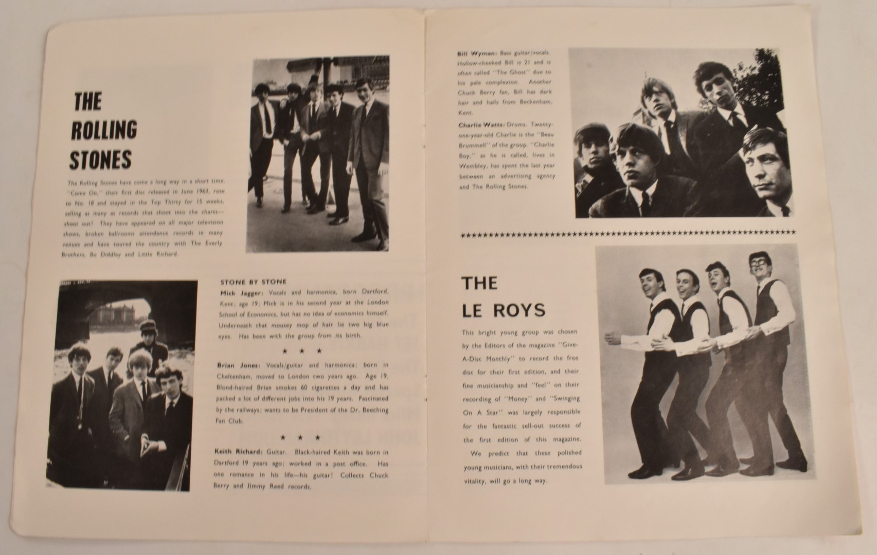 Robert Stigwood Associates Ltd presents All Stars '64 tour programmes, the tour featured The Rolling - Image 2 of 4