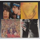 The Rolling Stones - Four albums including Sticky Fingers, It's Only Rock N Roll, Goats Head Soup