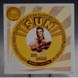 Elvis Presley - Sun Singles box set, records and box appear EX