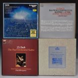 Classical - Six box sets Johann Sebastian Bach on Deusche Grammophon, Archiv, EMI, including The