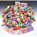 A collection of over 350 Pez dispensers from the 1970's-2000's including Disney, Star Wars, The