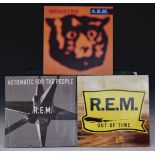 REM - Three albums including Out Of Time, Automatic For The People and Monster. Records generally