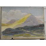 Theodore Howard Somervell, OBE, FRCS (British 1890-1975) personal sketchbook hand labelled Edinburgh