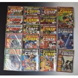Twenty-eight 'Savage Sword of Conan' comics by Marvel Comics Group, including issues 1-20