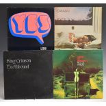 Approximately 45 albums including Yes, Emerson Lake and Palmer, King Crimson, Wishbone Ash,