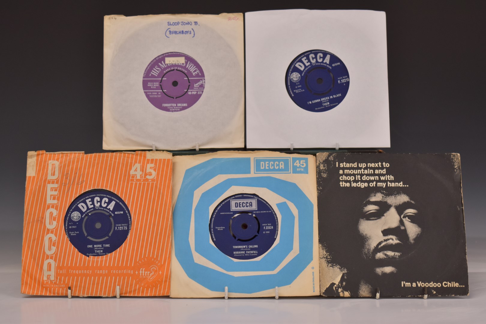 Approximately 70 mostly 1960s singles including Jimi Hendrix, Marianne Faithfull, Svensk, Sam Cooke, - Image 2 of 3