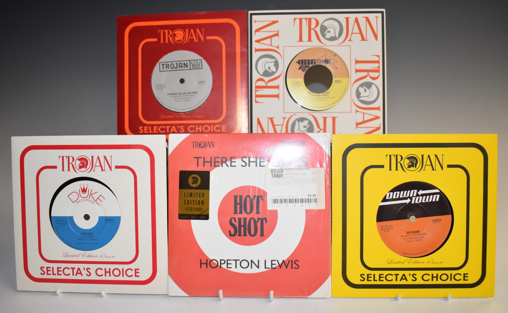 Reggae - Thirteen reissue singles including The Inspirations / Roy Shirley, Augustus Pablo & Herman,