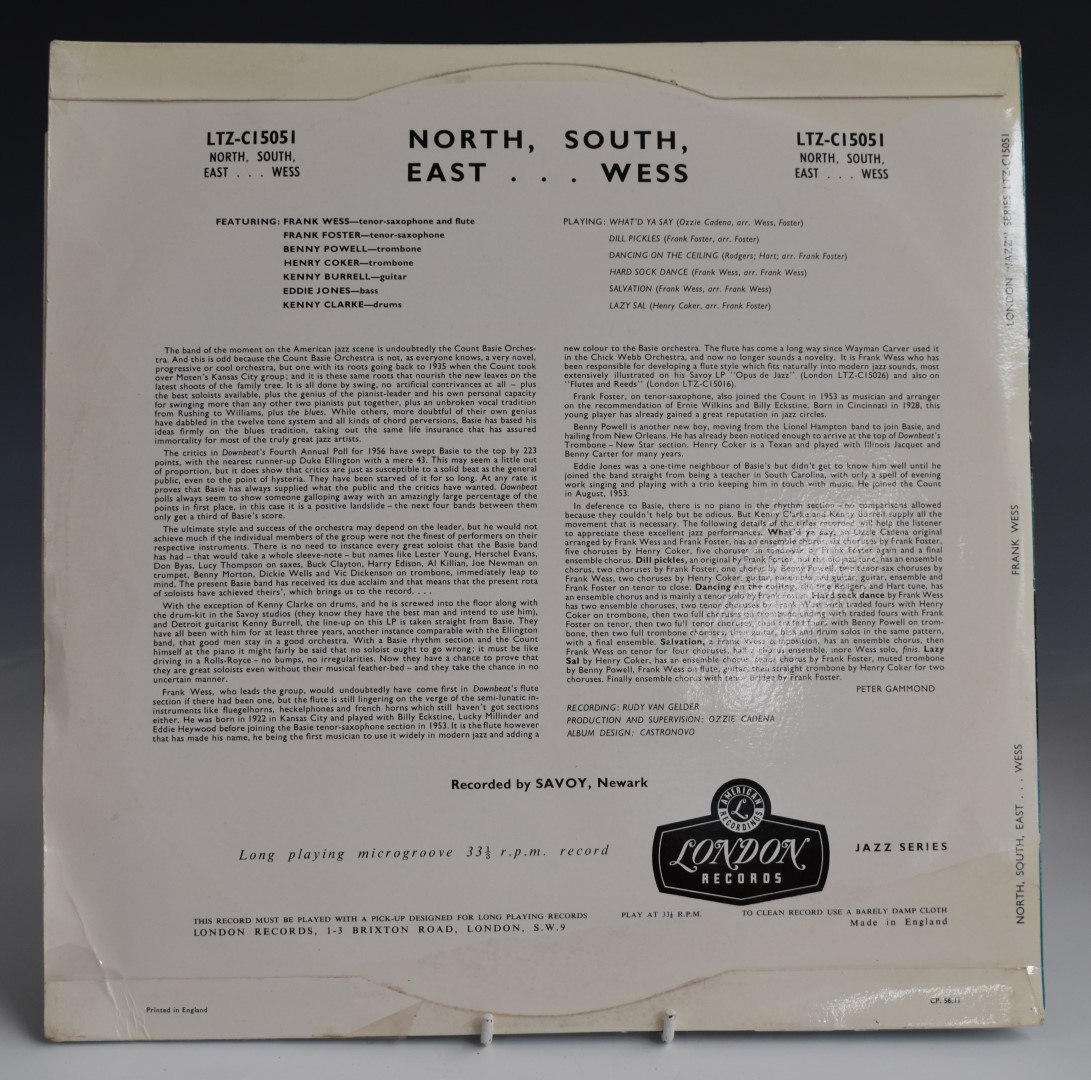 Frank Wess - North, South, East, Wess (LTZ-C 15051) record appears EX, cover VG - Image 2 of 3