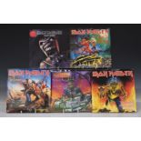 Iron Maiden - 7 singles including The Angel and The Gambler (pic disc), The Number Of The Beast (red