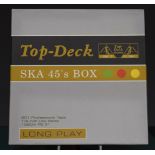 Top Deck Ska 45s Box - Eight singles, records and box appear EX