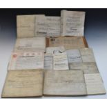 Portfolio of deeds and documents from the 19th/ early 20thC including a mortgage dated 26th November