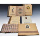 United Tobacco Company cigarette card books, largely of South African topics, military uniforms,