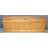 Habitat light oak sideboard, W 212 x D 45 x H 71cm