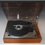 Goldring Lenco GL75 stereo transcription turntable, with four-speed record decks