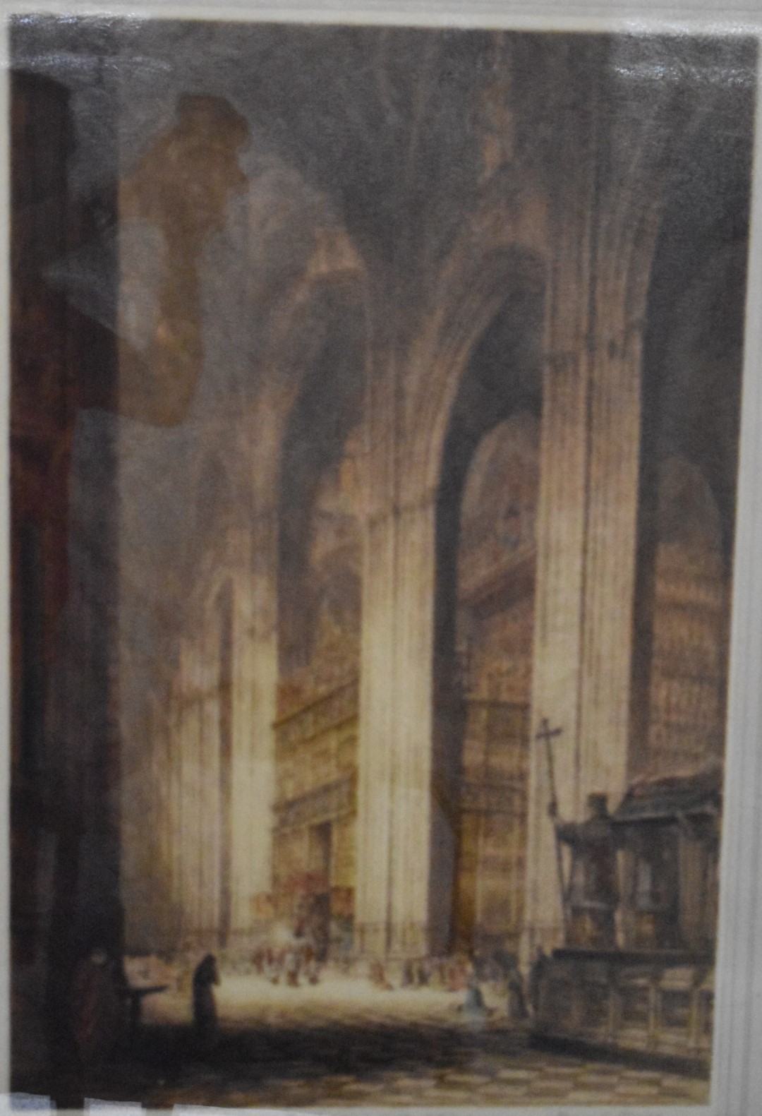 J Alphege Brewer, three etchings, two interior scenes of cathedrals including Seville and Toledo, - Image 4 of 18