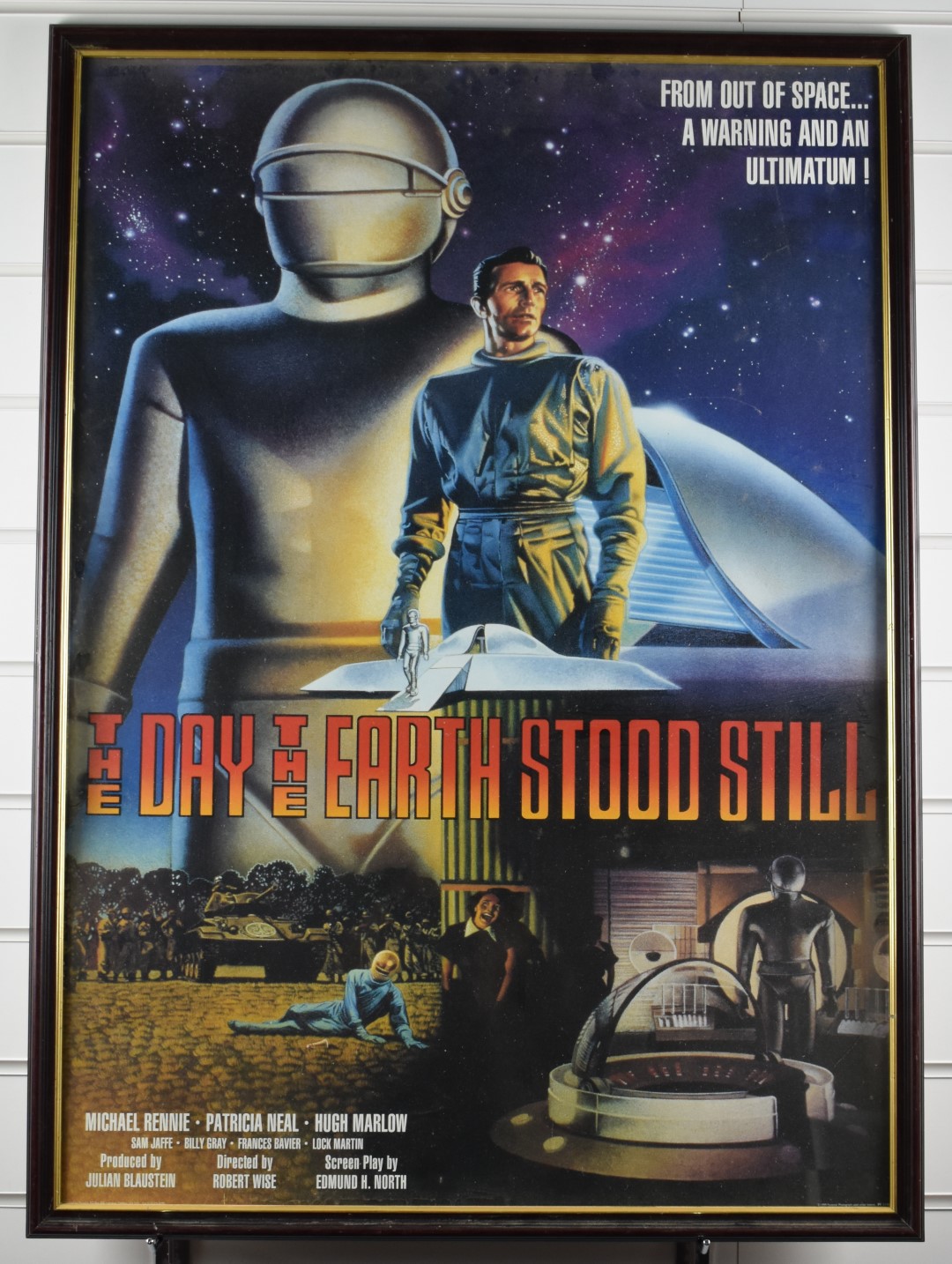 Three framed film posters for Star Wars Empire Strikes Back, Forbidden Planet and The Day The - Image 2 of 7