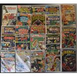 Sixty-seven Silver and Bronze age comics, mainly Marvel and DC, titles include Werewolf By Night,