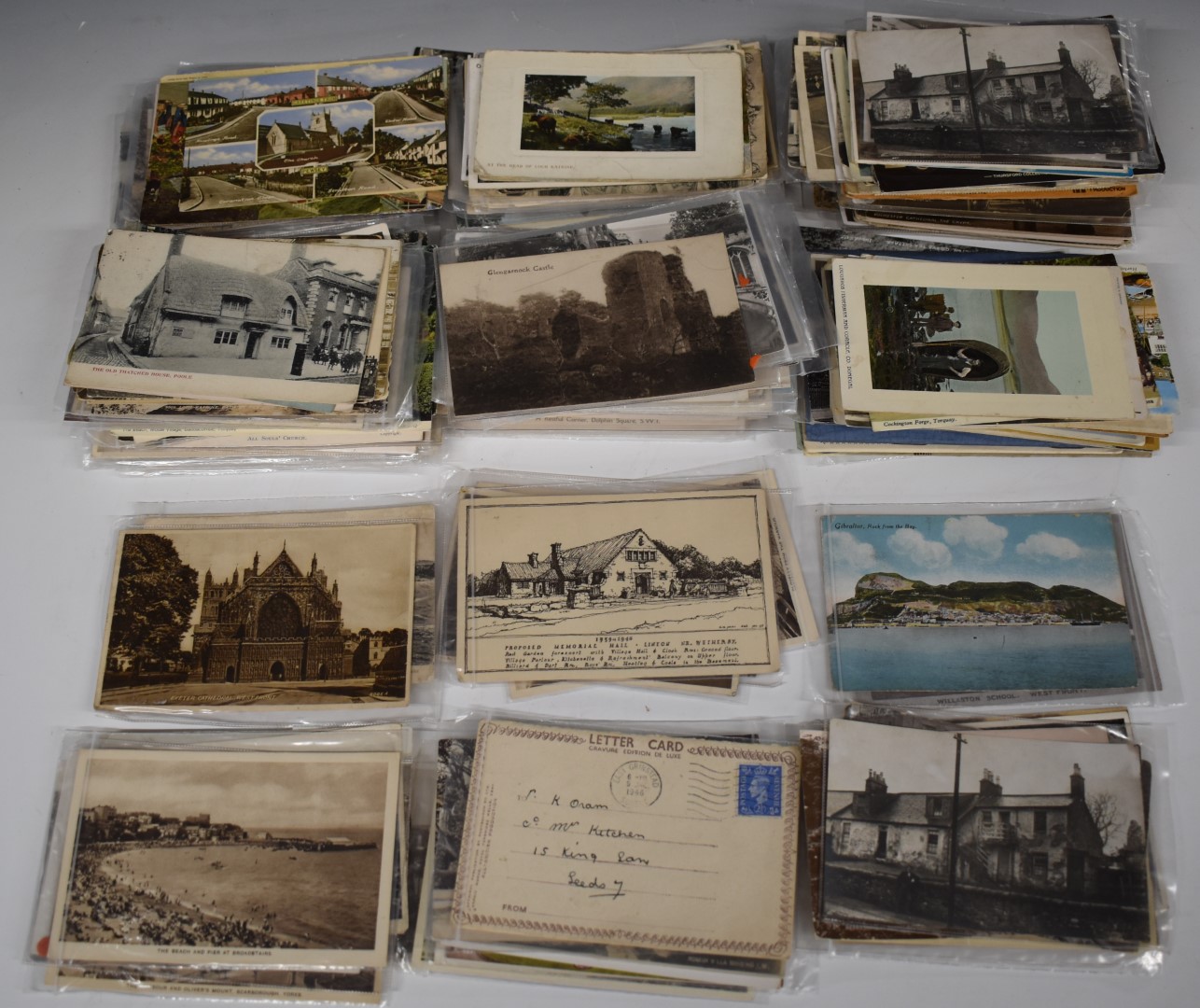 Approximately 500 topographical and other postcards including lochs, coasts, cities, York, Brighton, - Image 2 of 2