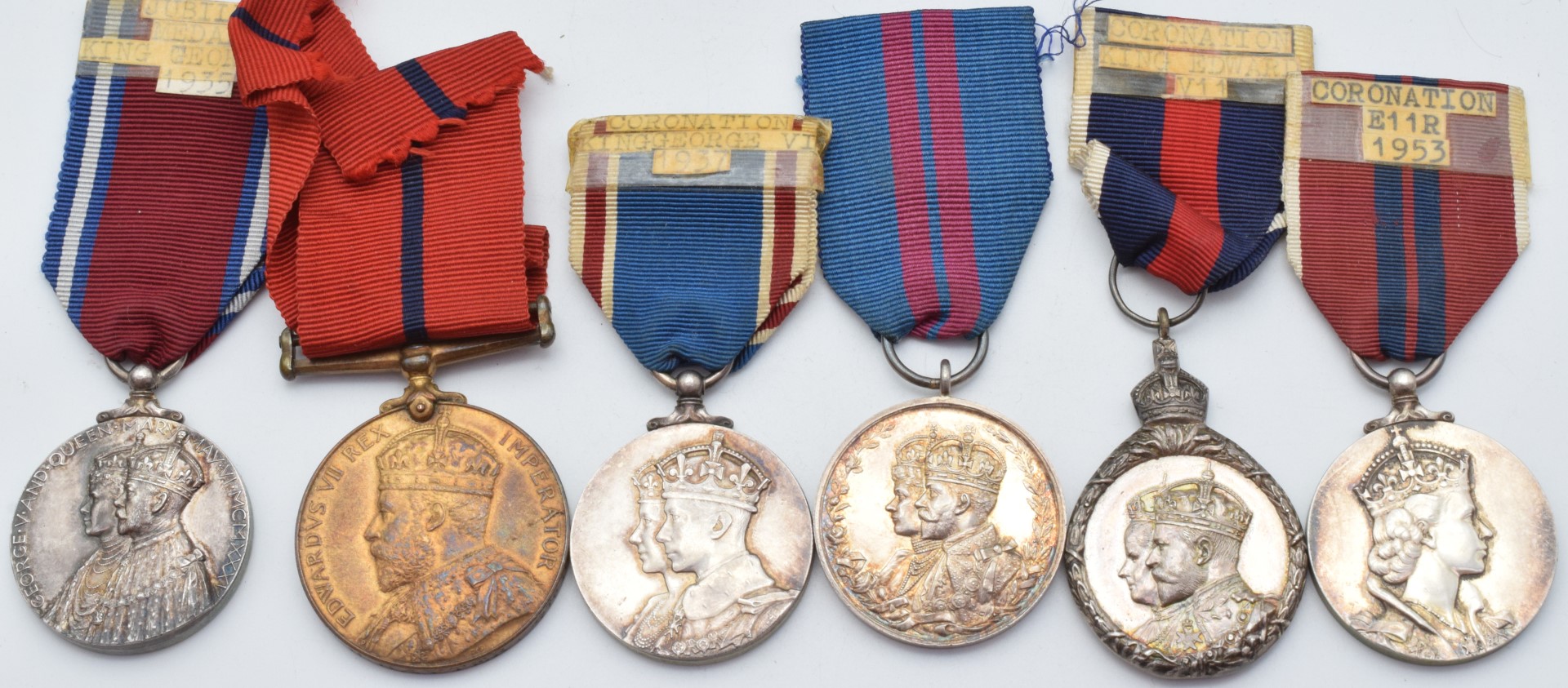 Eight commemorative Jubilee and Coronation medals including 1935 George V Jubilee Medal, 1953 - Image 2 of 11