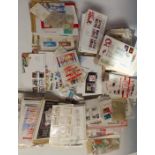 A large quantity of first day covers, Channel Islands, UK, Isle of Man, Gibraltar, stamp booklet,