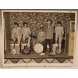 Rory Storm & The Hurricanes Butlin's photograph signed to reverse by Rory Storm (with dedication '