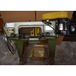 Warco metal cutting bandsaw model RF 115 and extra blades to suit