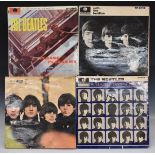 The Beatles - six albums including Please Please Me, With the Beatles, A Hard Day's Night, For Sale,